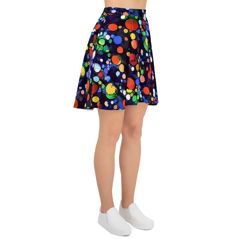 Painted Planetarium on Skater Skirt — Right