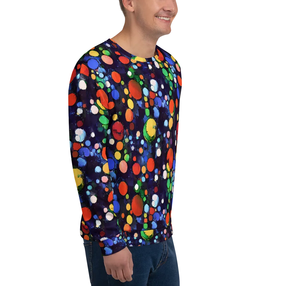 Painted Planetarium on Sweatshirt — Right Front