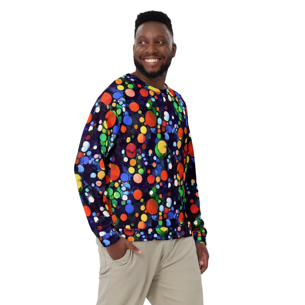 Painted Planetarium on Sweatshirt — Front