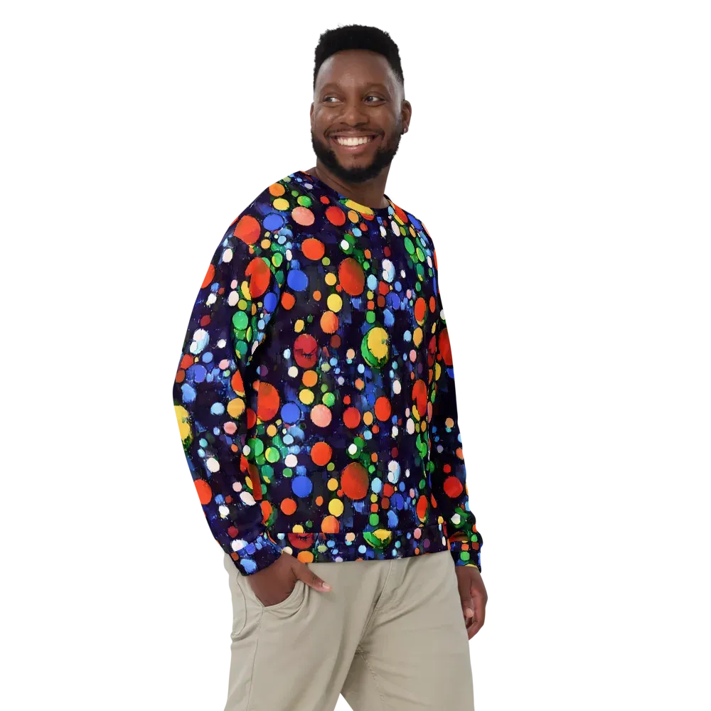 Painted Planetarium on Sweatshirt — Front
