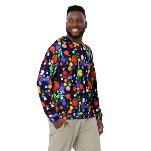 Painted Planetarium on a Sweatshirt