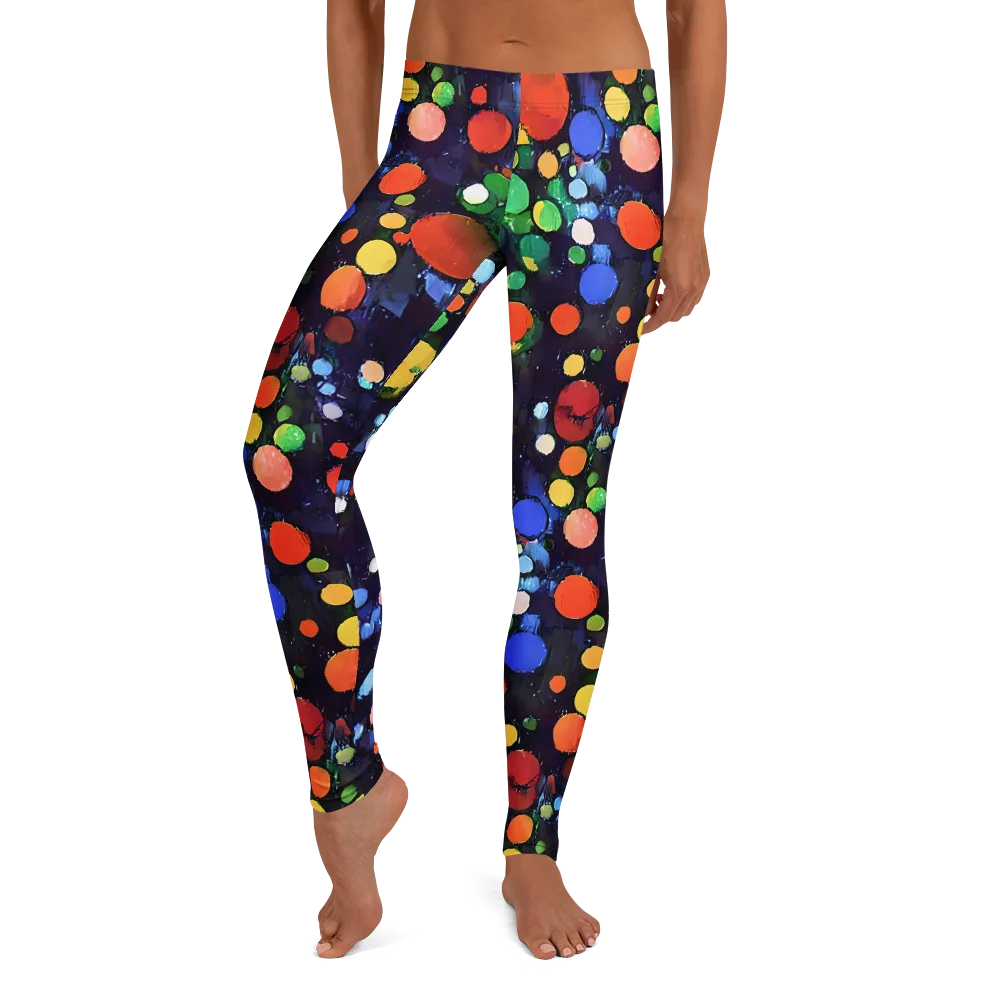 Painted Planetarium on Leggings — Front