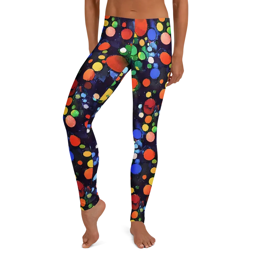 Painted Planetarium on Leggings — Front