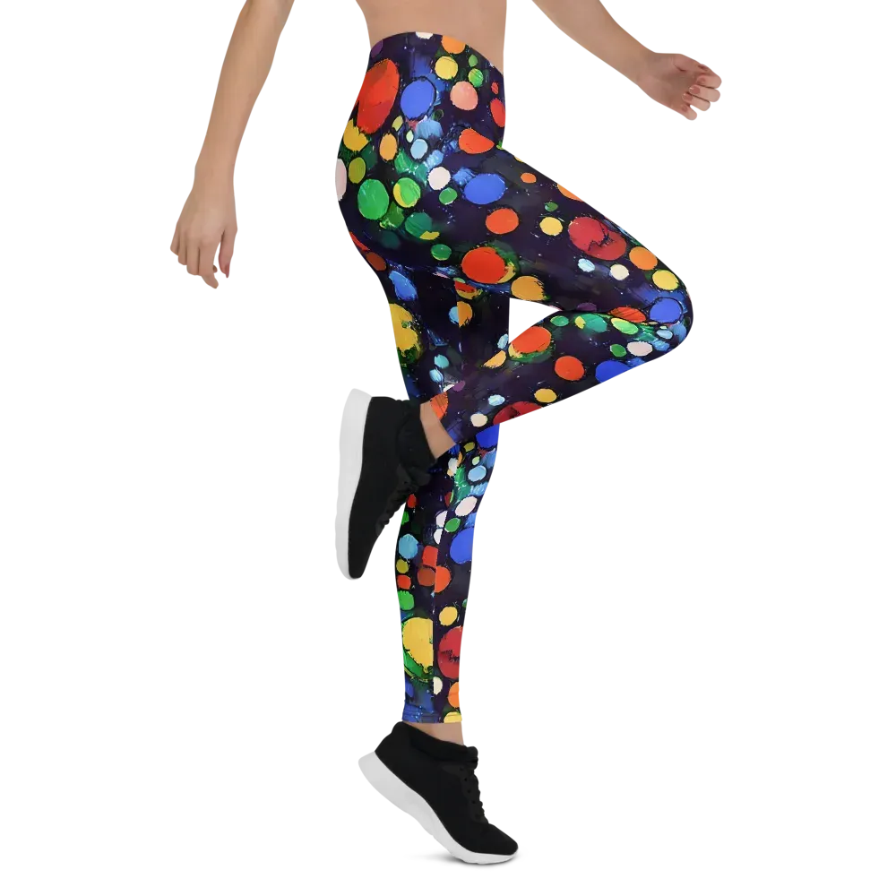 Painted Planetarium on Leggings — Right