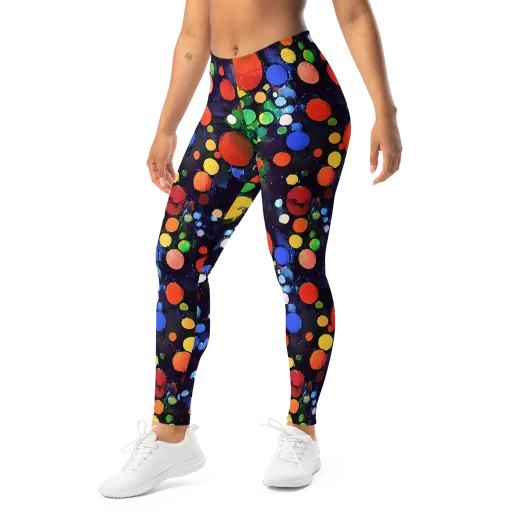 Painted Planetarium on a Leggings