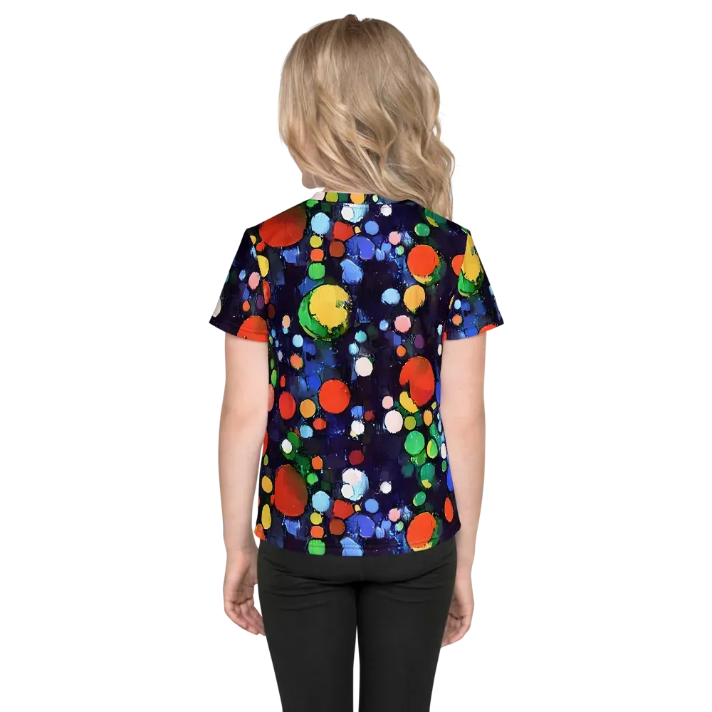 Painted Planetarium on Kids Crew Neck T-Shirt — Back