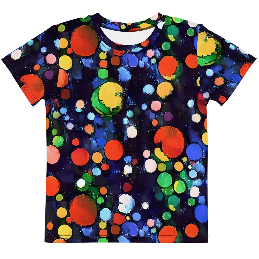 Painted Planetarium on Kids Crew Neck T-Shirt — Front