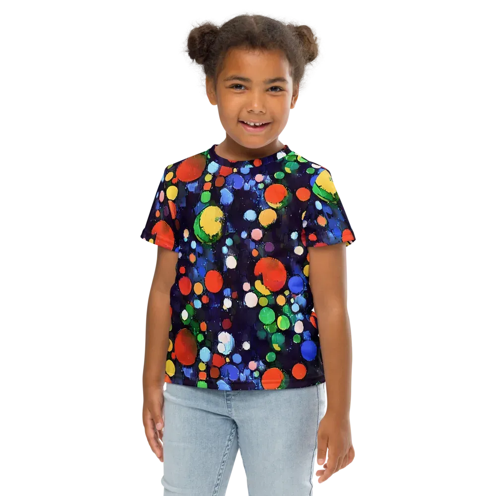 Painted Planetarium on Kids Crew Neck T-Shirt — Front