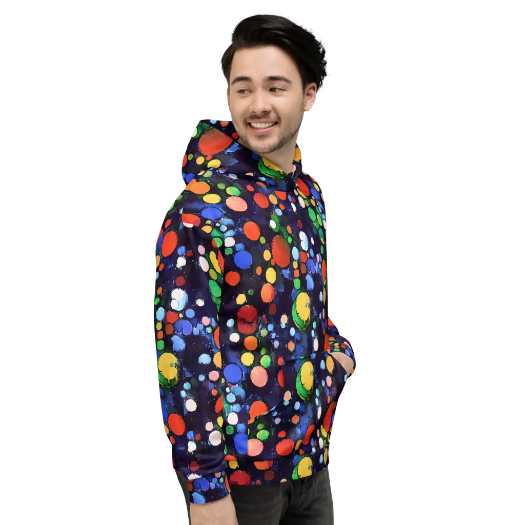 Painted Planetarium on Hoodie — Right