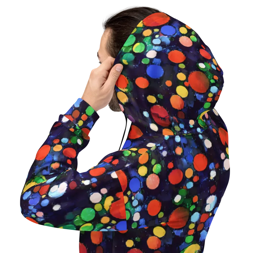Painted Planetarium on Hoodie — Back