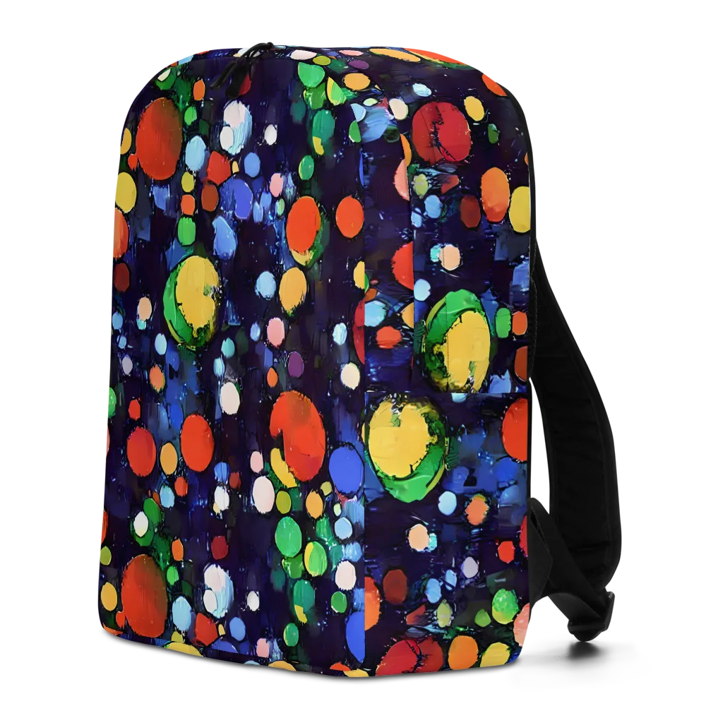 Painted Planetarium on Minimalist Backpack — Left