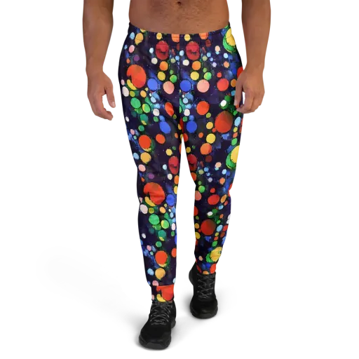 Painted Planetarium on a Men's Joggers
