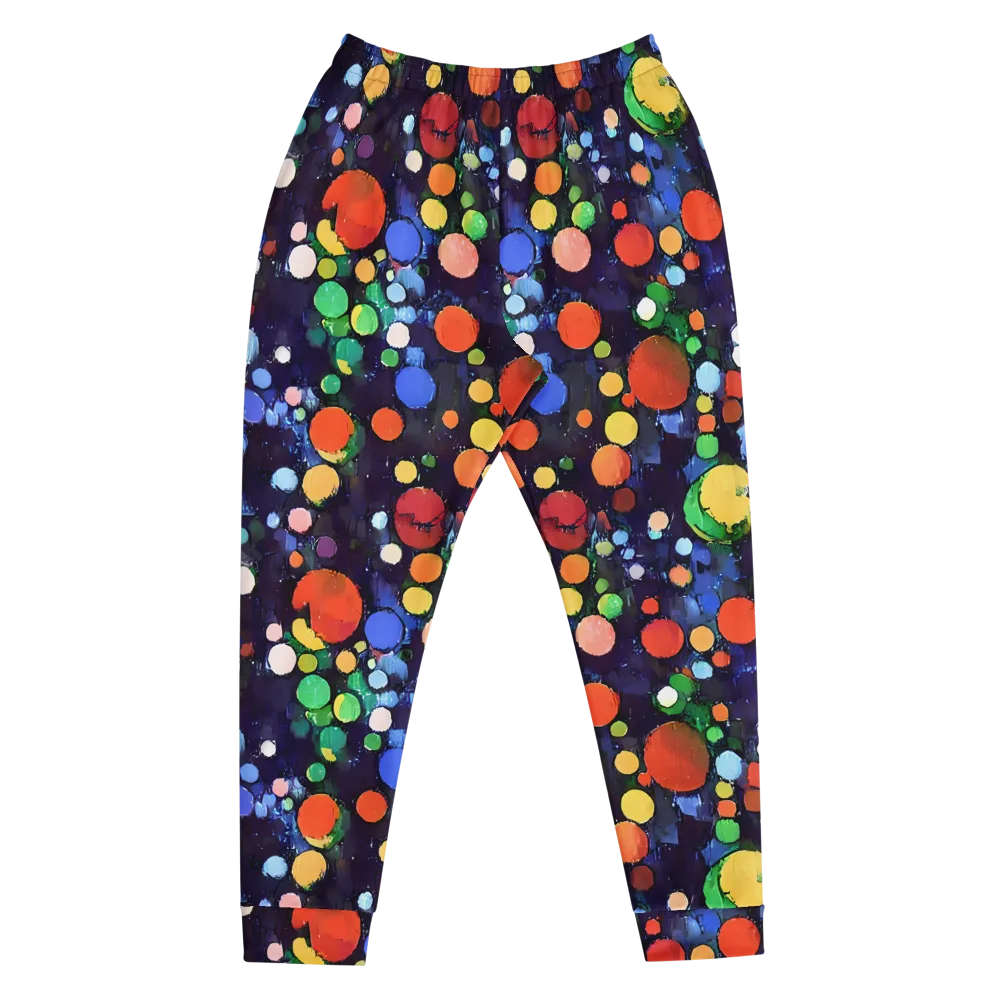Painted Planetarium on Men's Joggers — Front