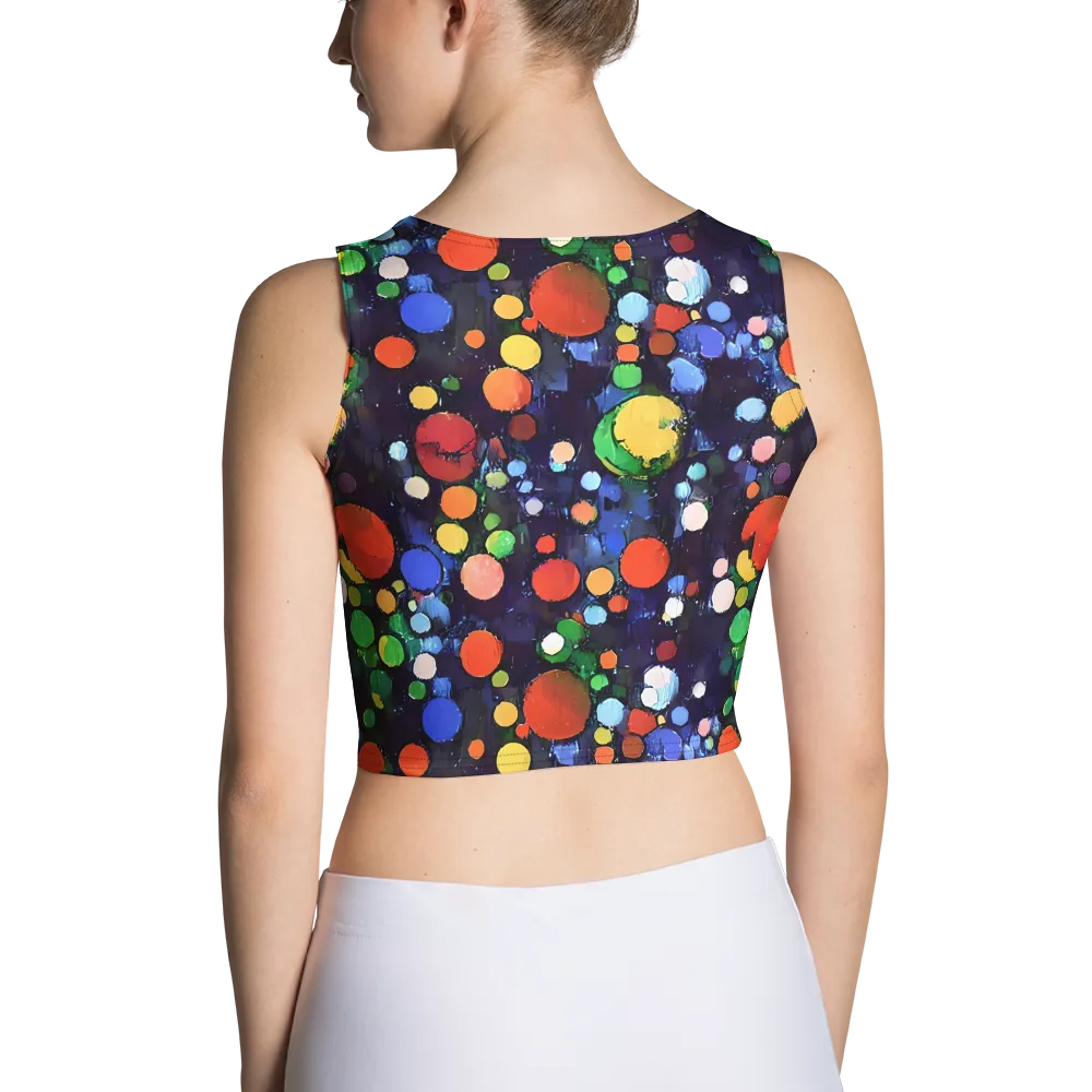Painted Planetarium on Crop Top — Back