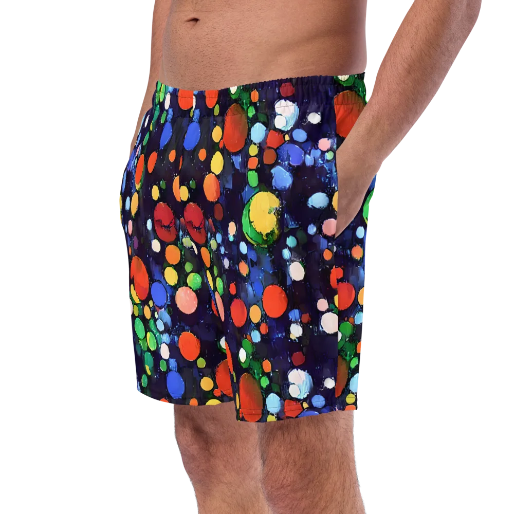 Painted Planetarium on Swim Trunks — Left Front