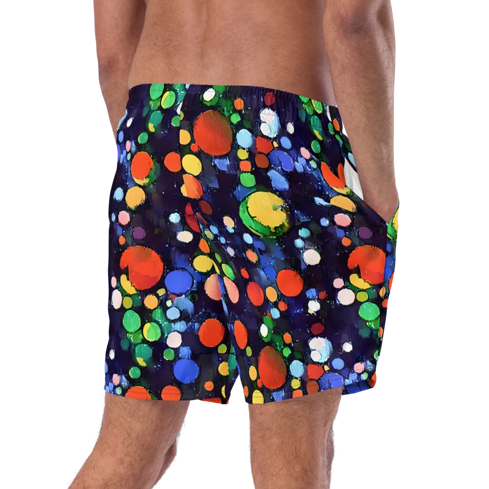 Painted Planetarium on Swim Trunks — Right Back