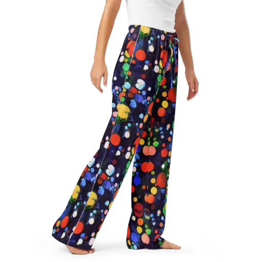 Painted Planetarium on a Women's Pajama Pants