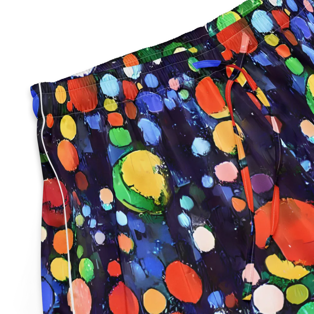 Painted Planetarium on Women's Pajama Shorts — Product details
