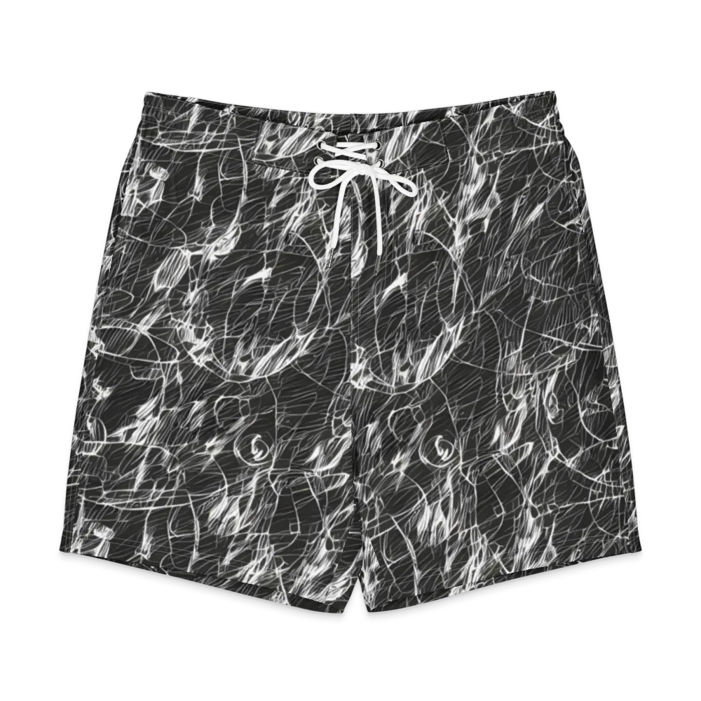 Ink Voltage on Men's Board Shorts — Front