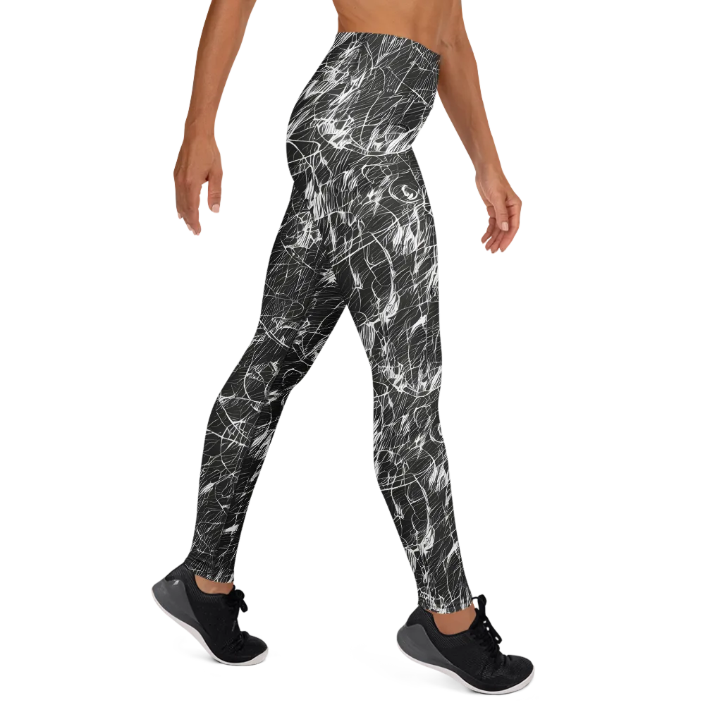 Ink Voltage on Yoga Leggings — Right