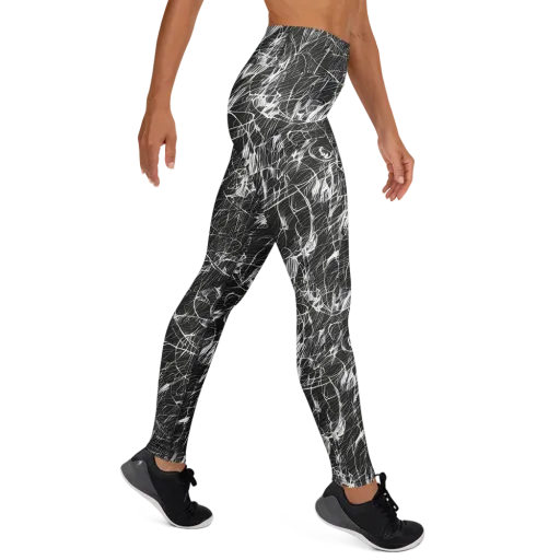 Ink Voltage on a Yoga Leggings