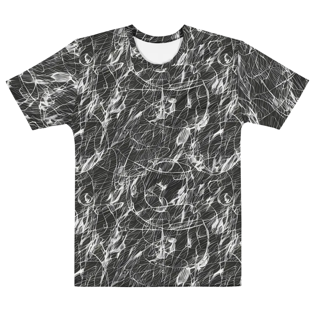 Ink Voltage on Men's Cotton Crew Neck T-Shirt — Front