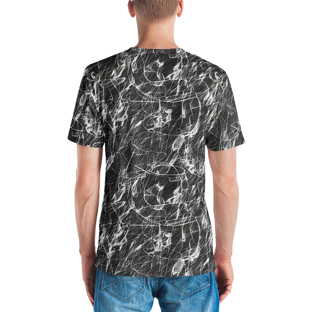 Ink Voltage on Men's Crew Neck T-Shirt — Back