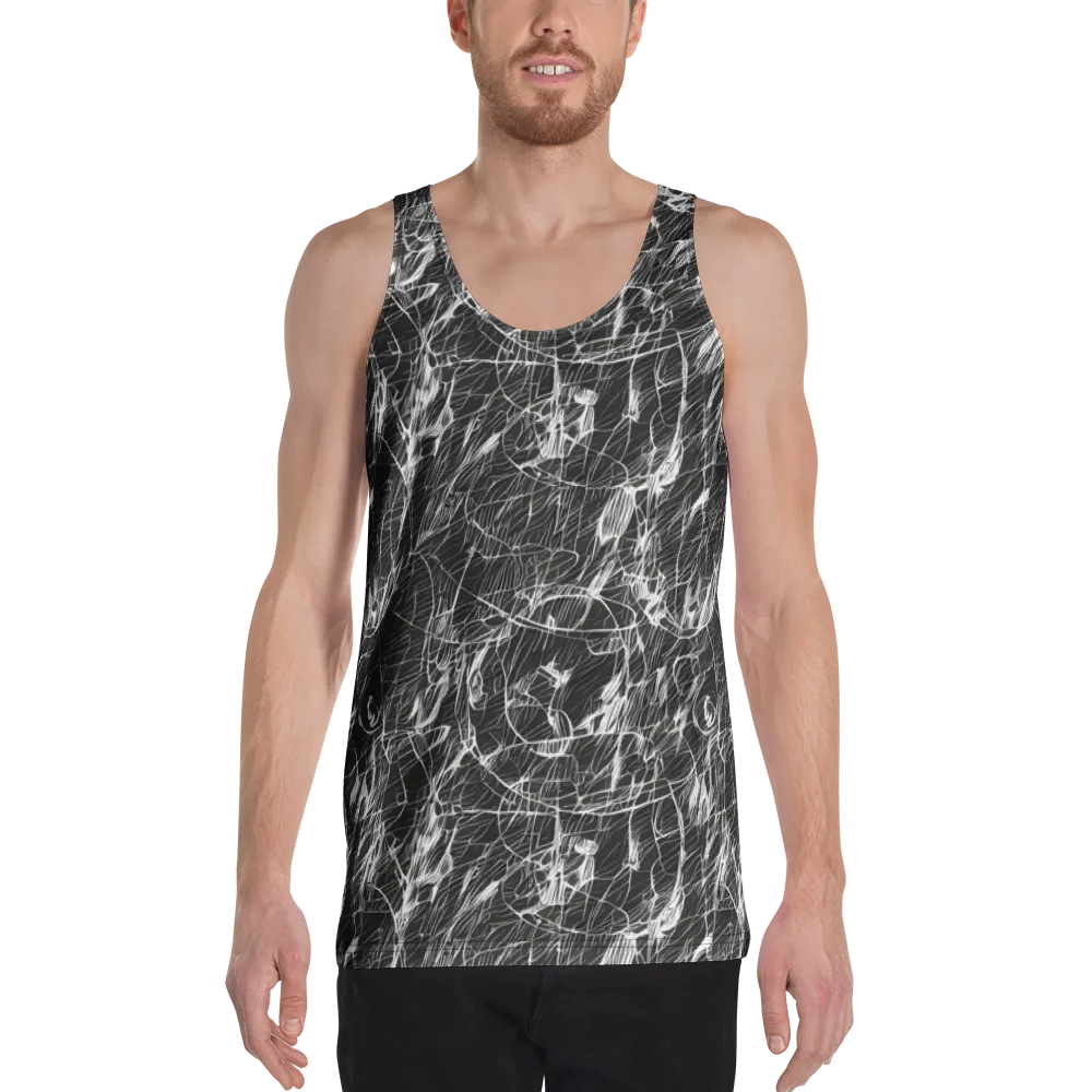 Ink Voltage on Men's Tank Top — Front