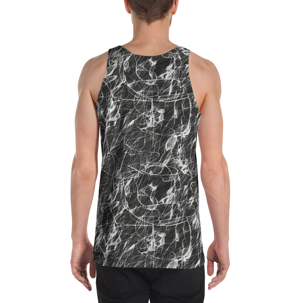 Ink Voltage on Men's Tank Top — Back