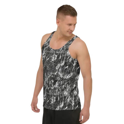 Ink Voltage on a Men's Tank Top