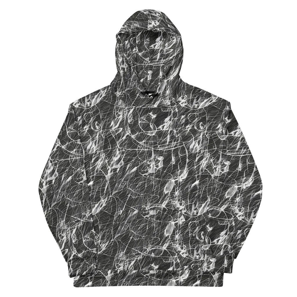 Ink Voltage on Cotton Hoodie — Front