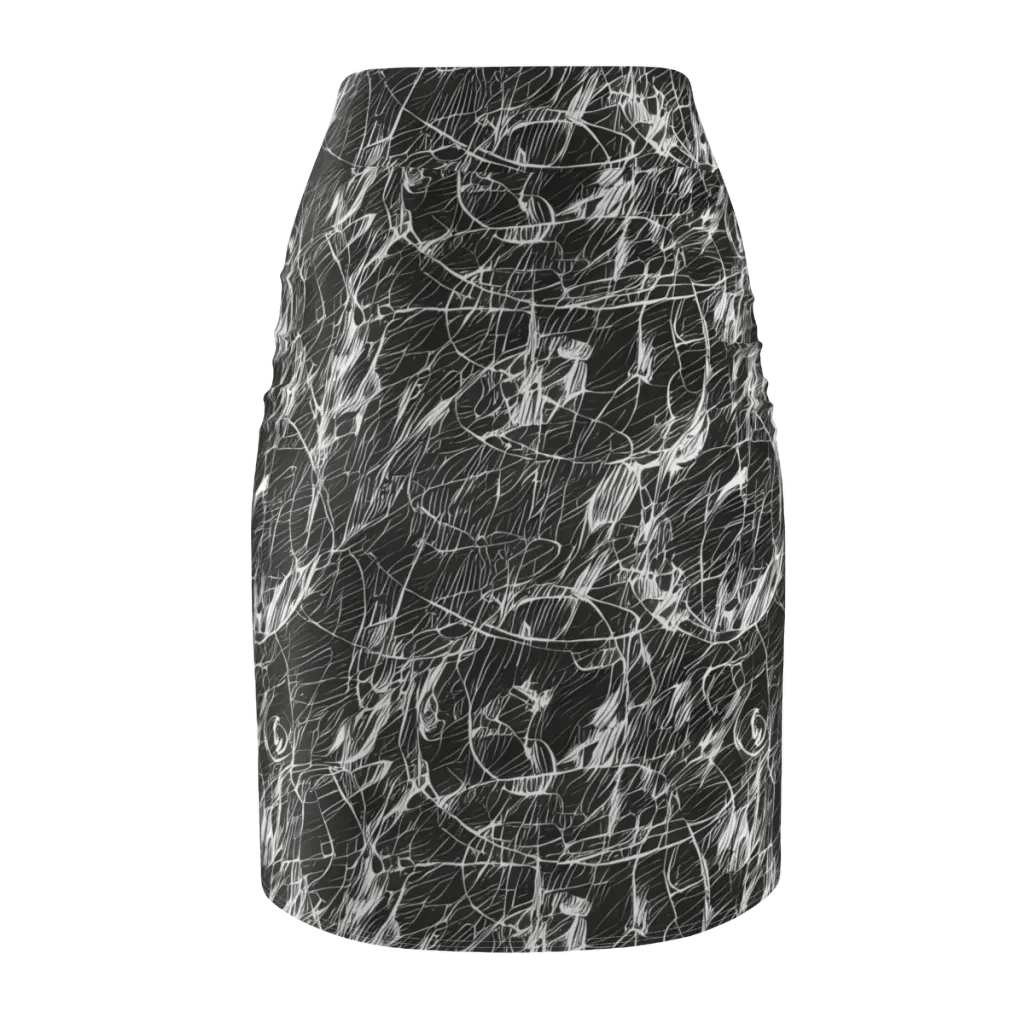Ink Voltage on Pencil Skirt — Back