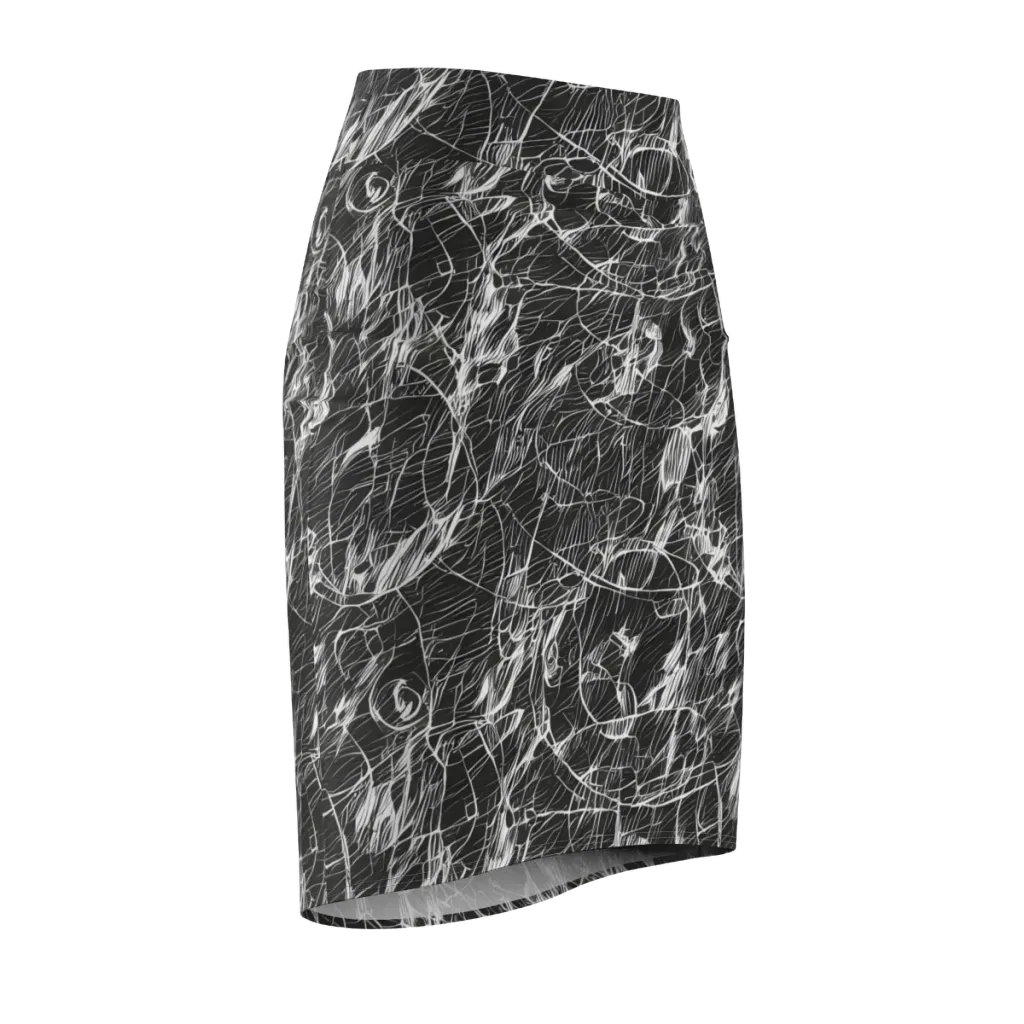 Ink Voltage on Pencil Skirt — Front Side