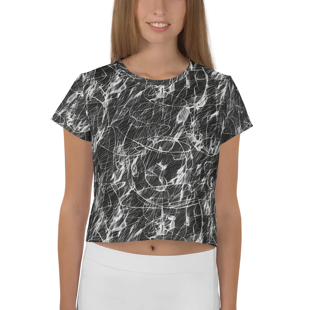 Ink Voltage on Crop Tee — Front