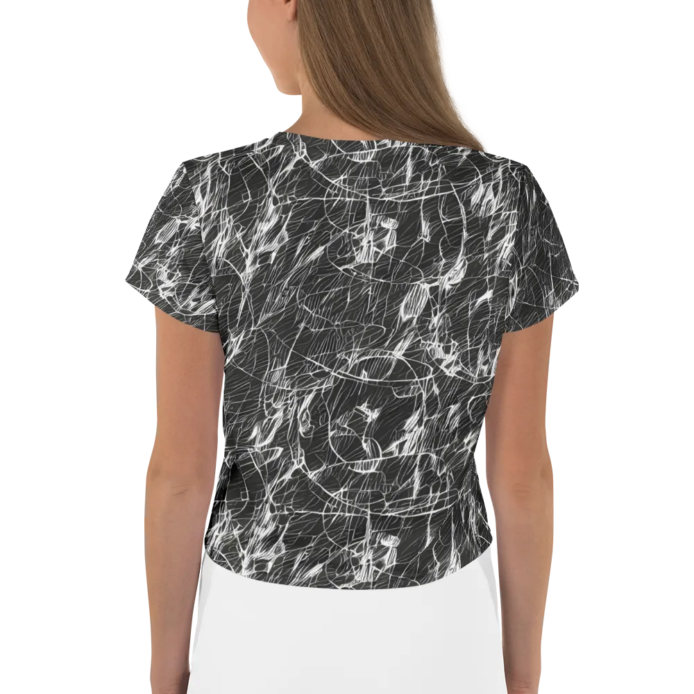 Ink Voltage on Crop Tee — Back