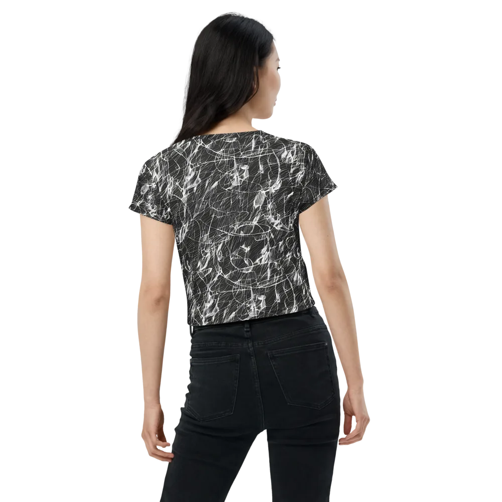 Ink Voltage on Crop Tee — Back
