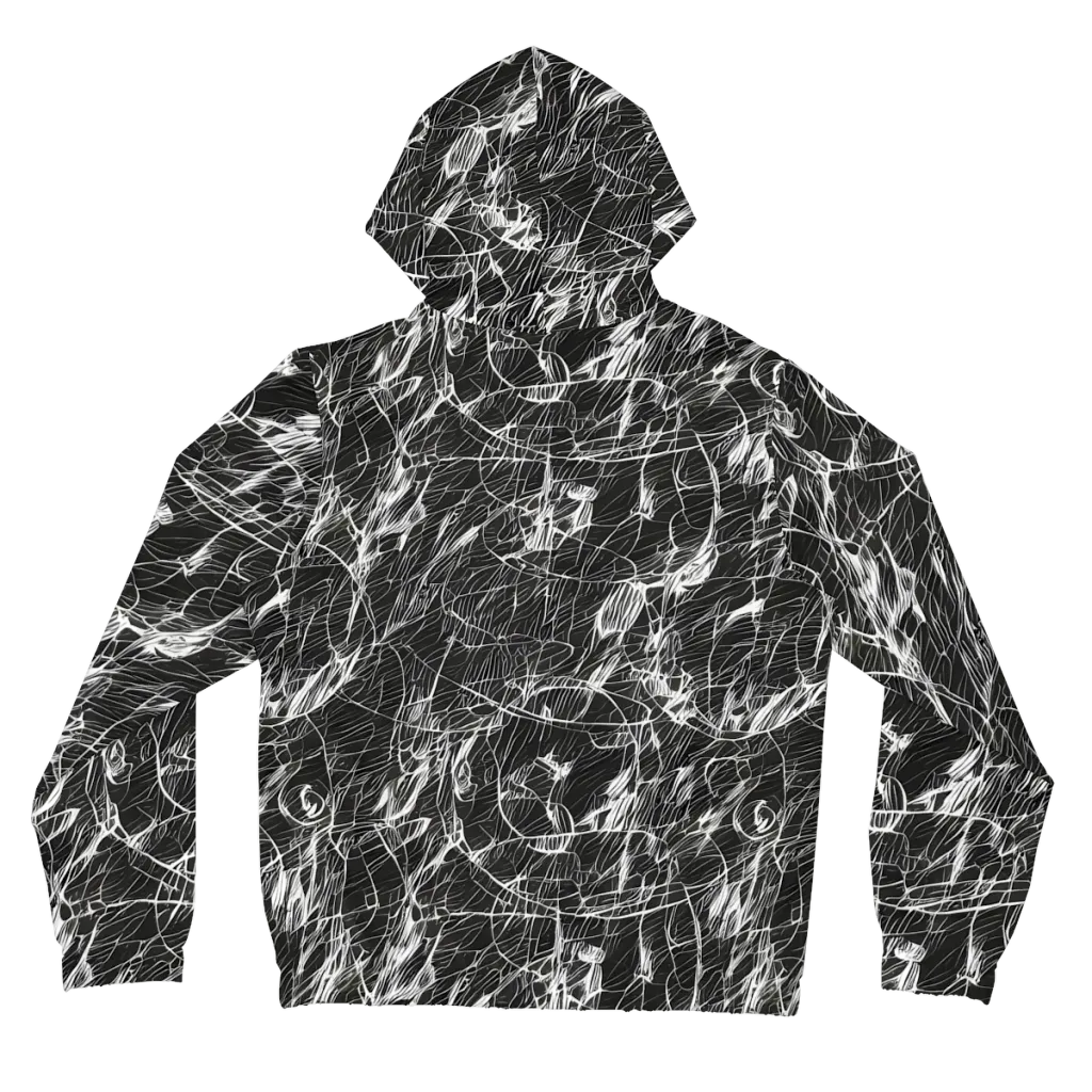 Ink Voltage on Women's Full-Zip Hoodie — Back