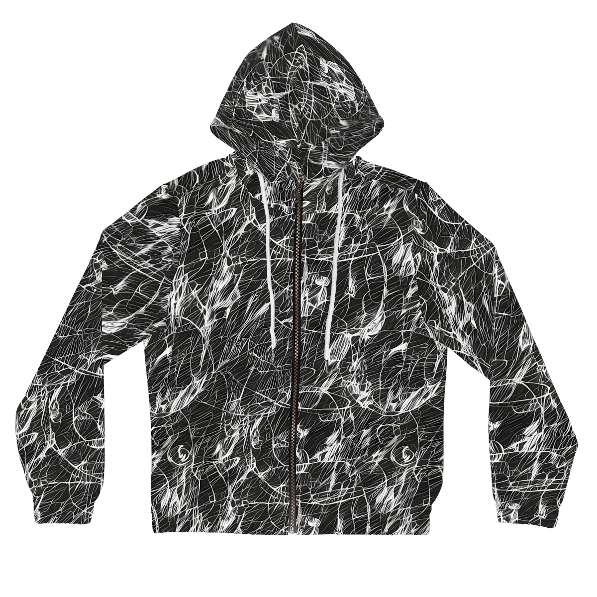 Ink Voltage on Women's Full-Zip Hoodie — Front