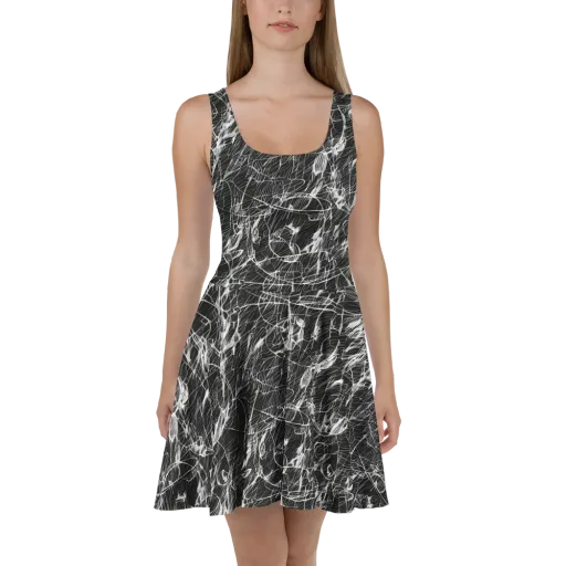 Ink Voltage on a Skater Dress