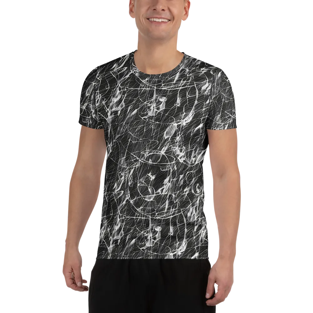 Ink Voltage on Men's Athletic T-Shirt — Front