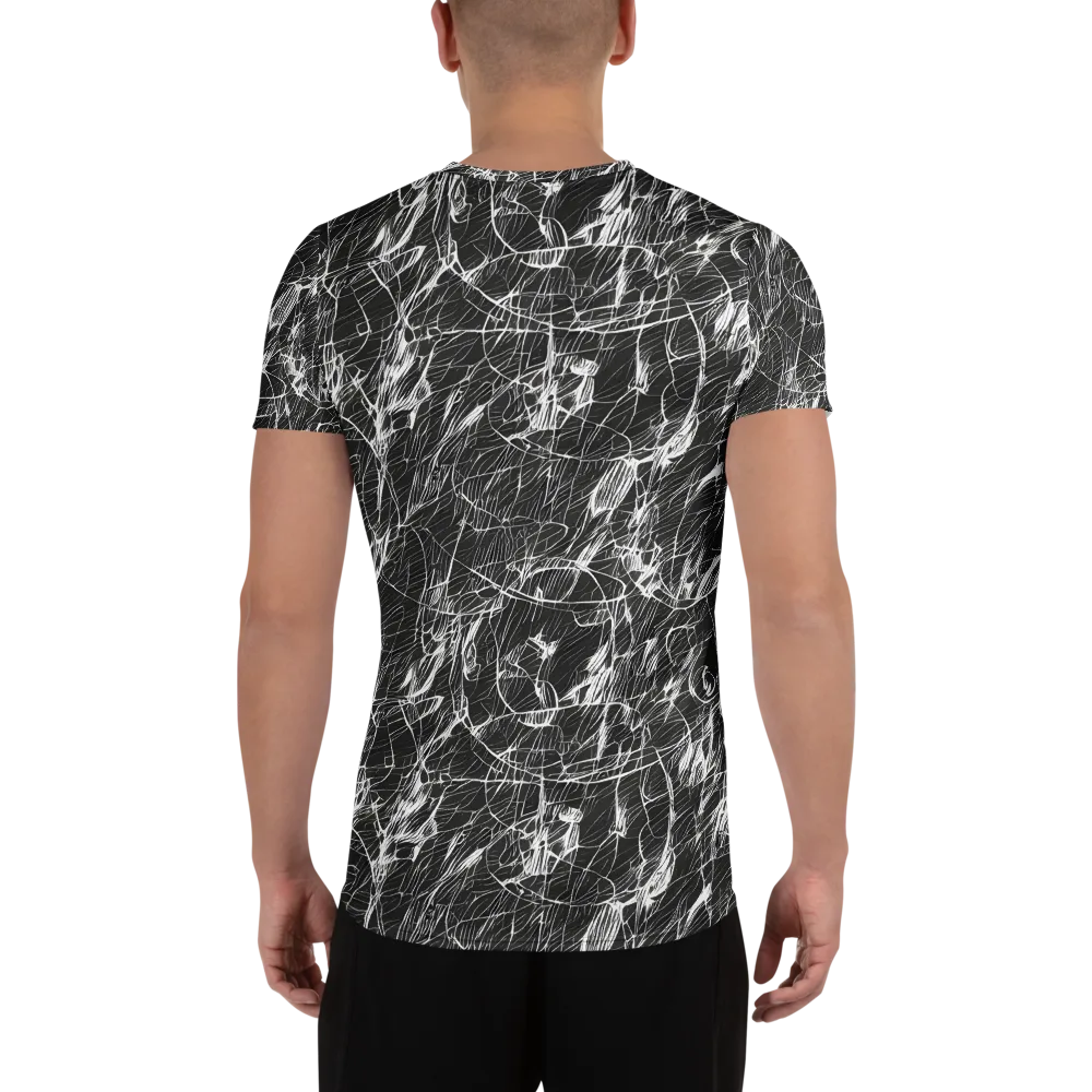 Ink Voltage on Men's Athletic T-Shirt — Back