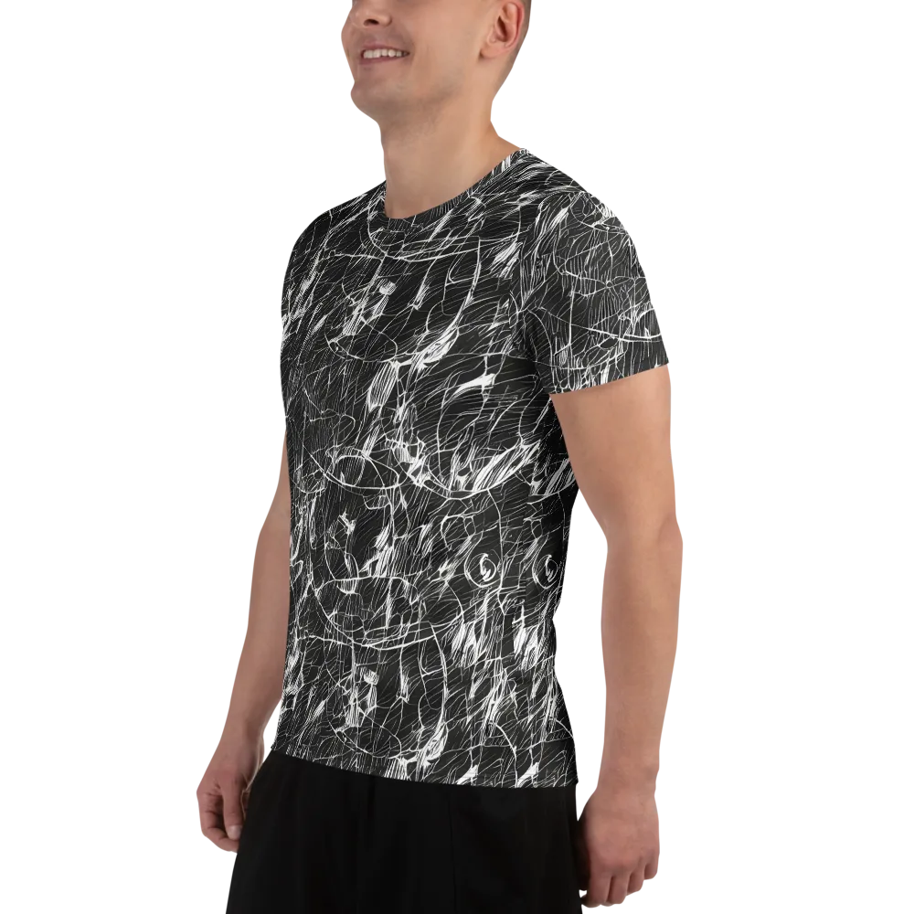 Ink Voltage on Men's Athletic T-Shirt — Left