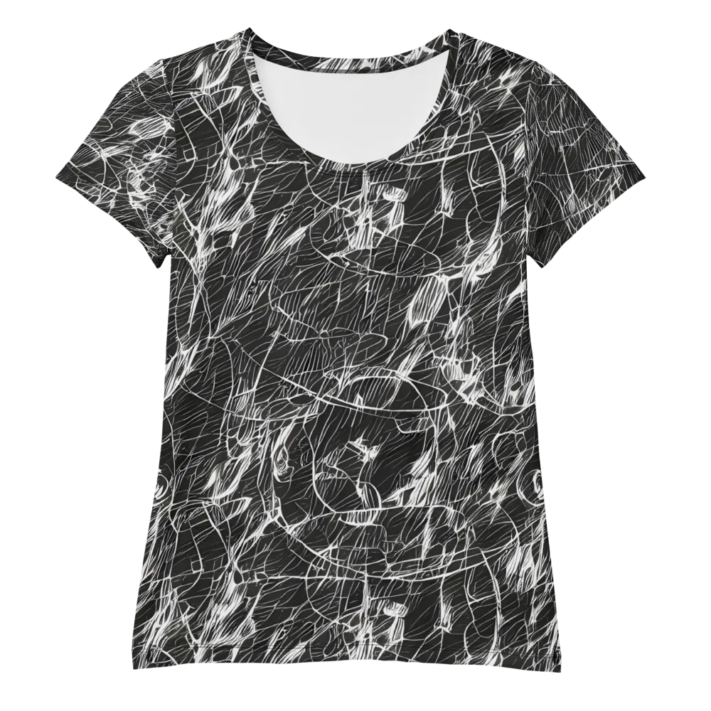 Ink Voltage on Women's Athletic T-Shirt — Front