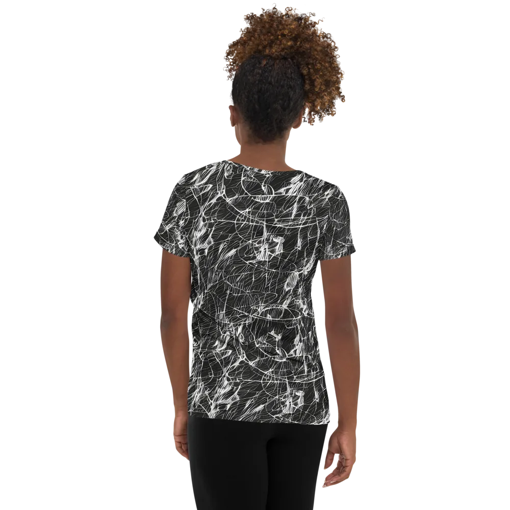 Ink Voltage on Women's Athletic T-Shirt — Back