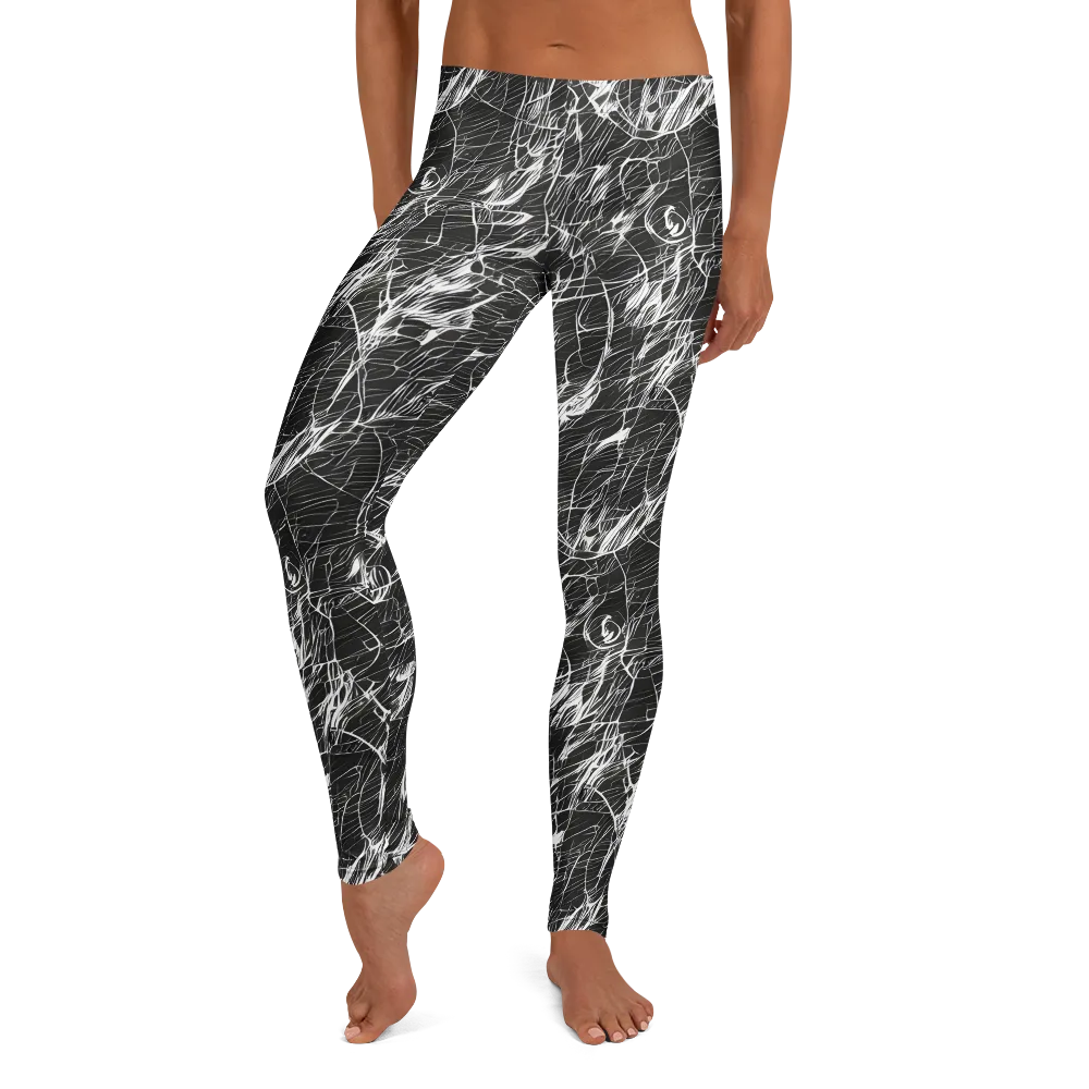 Ink Voltage on Leggings — Front