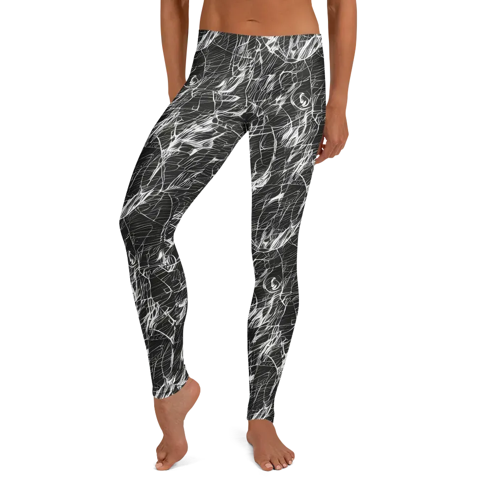 Ink Voltage on Leggings — Front