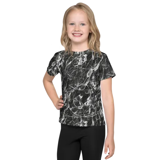 Ink Voltage on a Kids Crew Neck T-Shirt