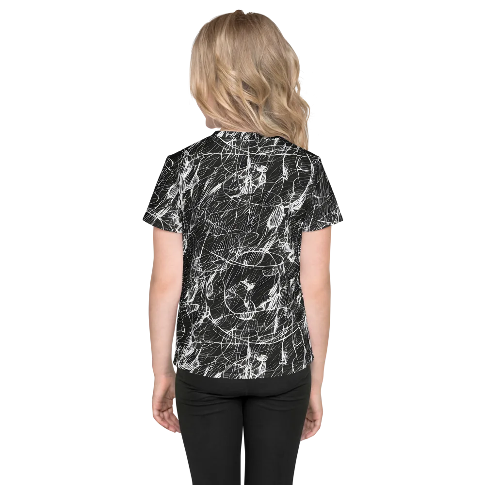 Ink Voltage on Kids Crew Neck T-Shirt — Back