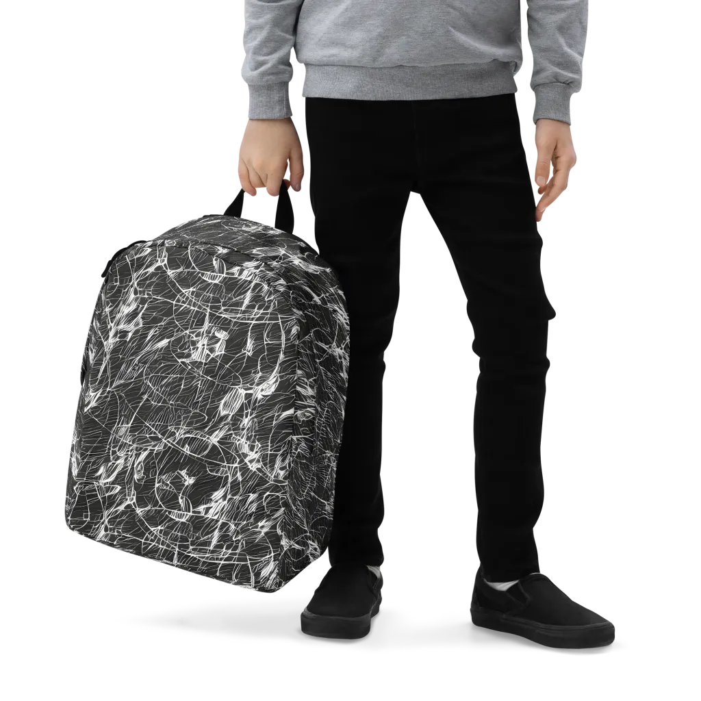 Ink Voltage on Minimalist Backpack — Zoomed-in