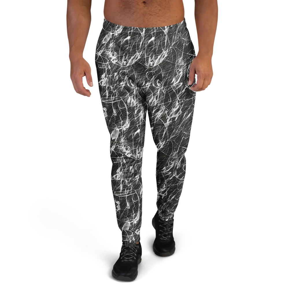 Ink Voltage on Men's Joggers — Front